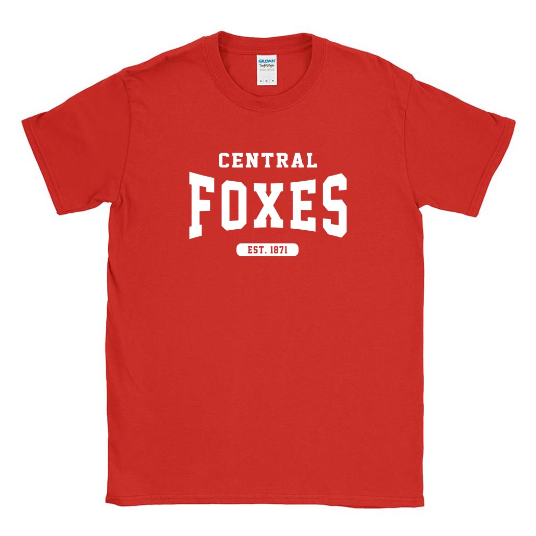 Foxes Est. 1871 ~ Cotton T-Shirt ~ Central Elementary School