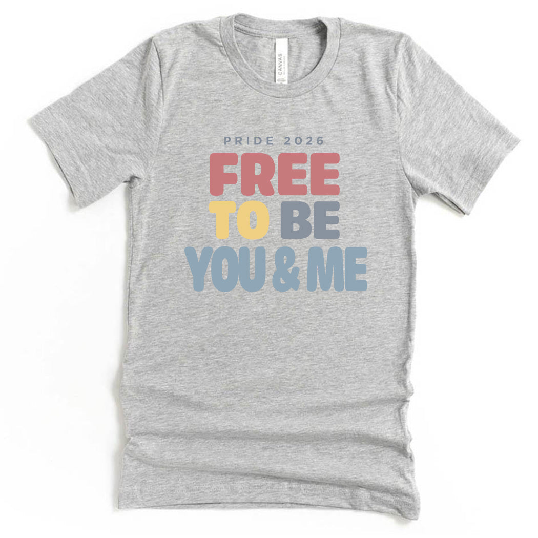 Create Your Own Free To Be ~ Jersey T-Shirt ~ humanKIND pride