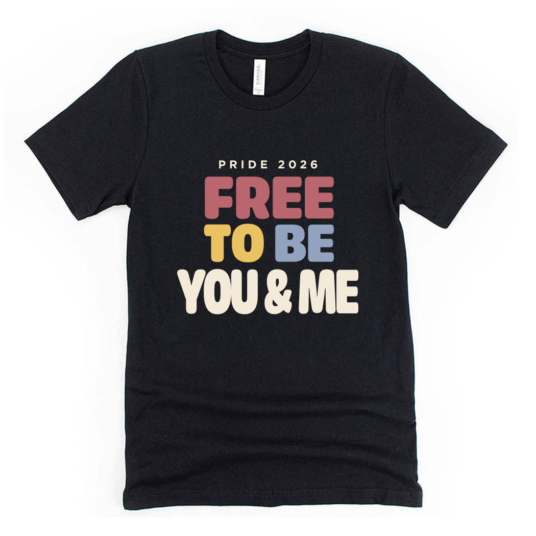 Create Your Own Free To Be ~ Jersey T-Shirt ~ humanKIND pride