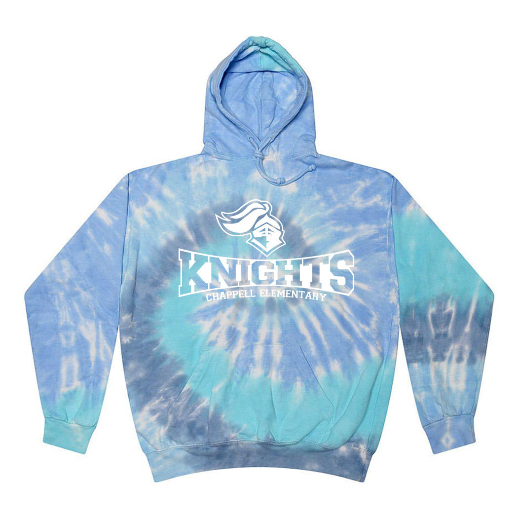 Game Face ~ Tie-Dye Hoodie ~ Chappell Elementary School