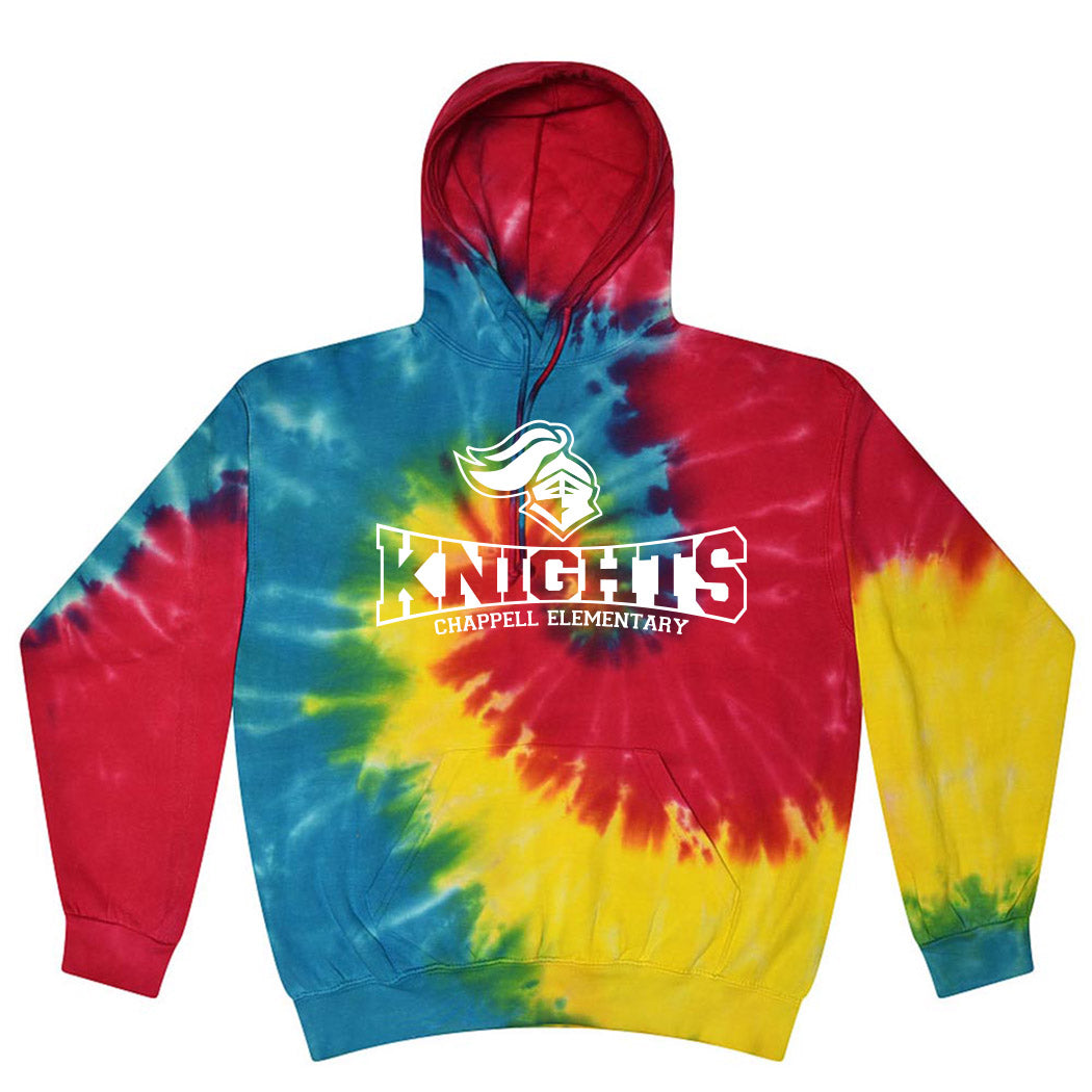 Game Face ~ Tie-Dye Hoodie ~ Chappell Elementary School