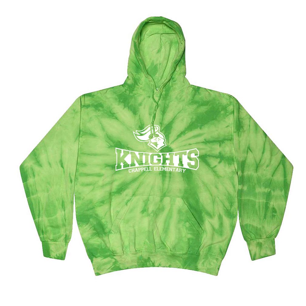Game Face ~ Tie-Dye Hoodie ~ Chappell Elementary School