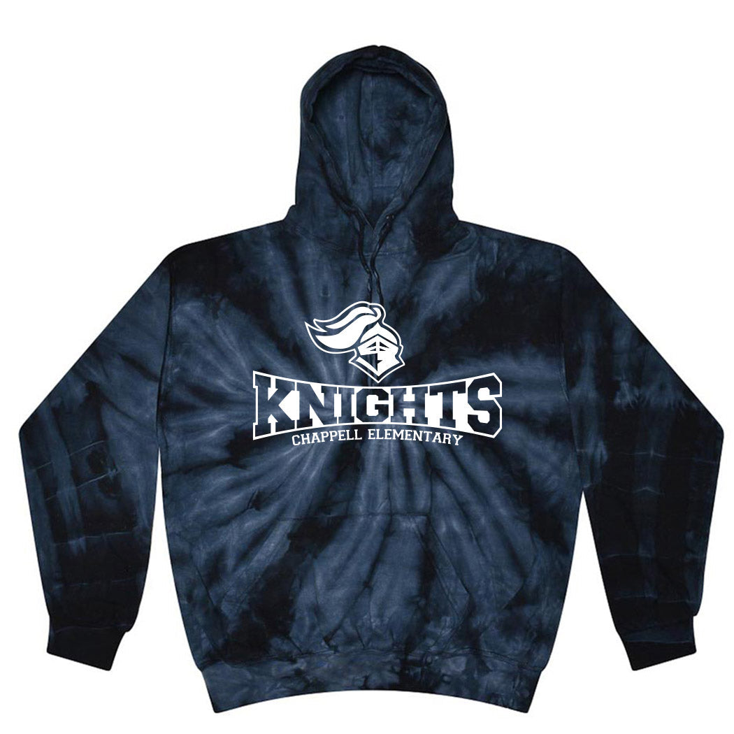 Game Face ~ Tie-Dye Hoodie ~ Chappell Elementary School