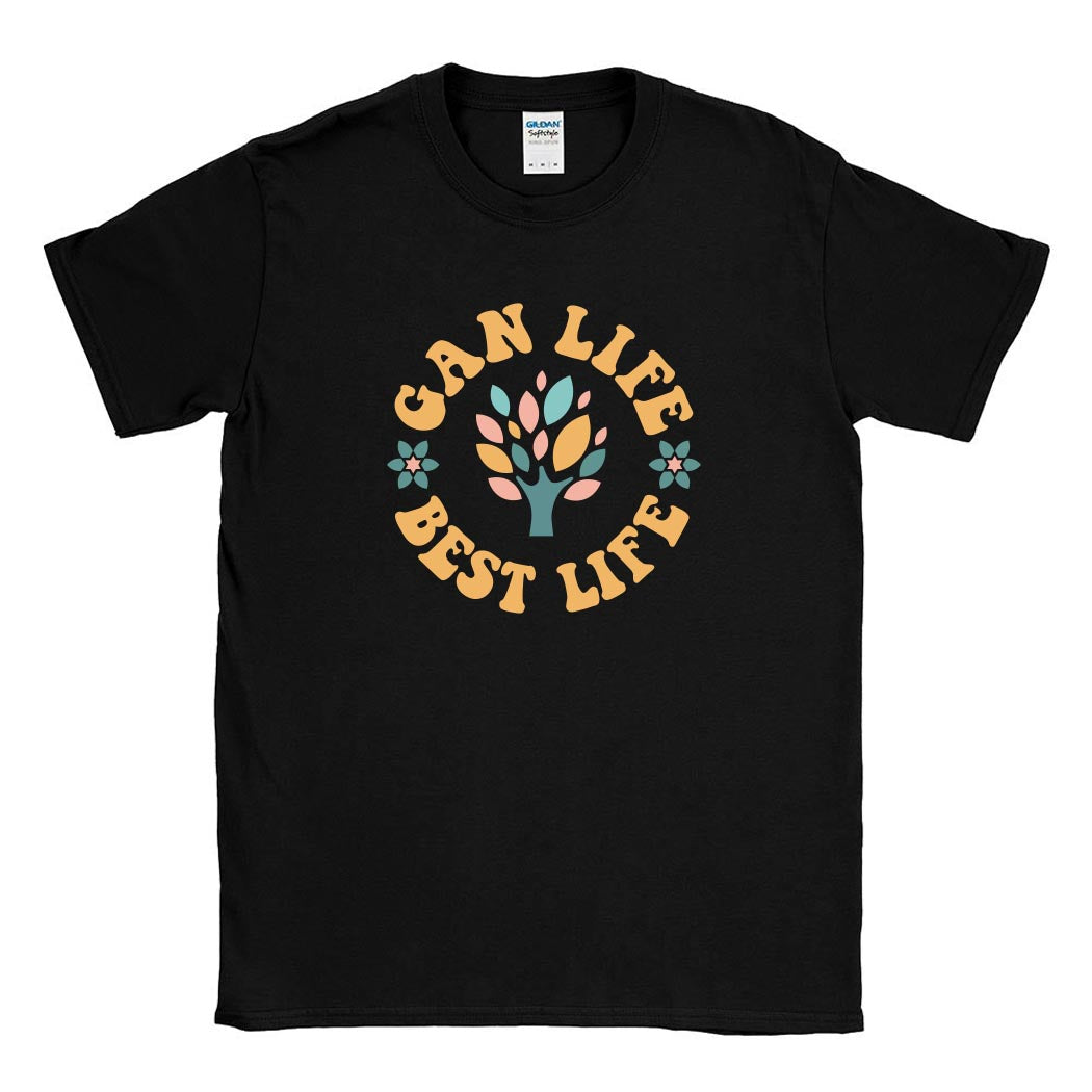 Gan Life ~ Cotton T-Shirt ~ Gan Montessori-black