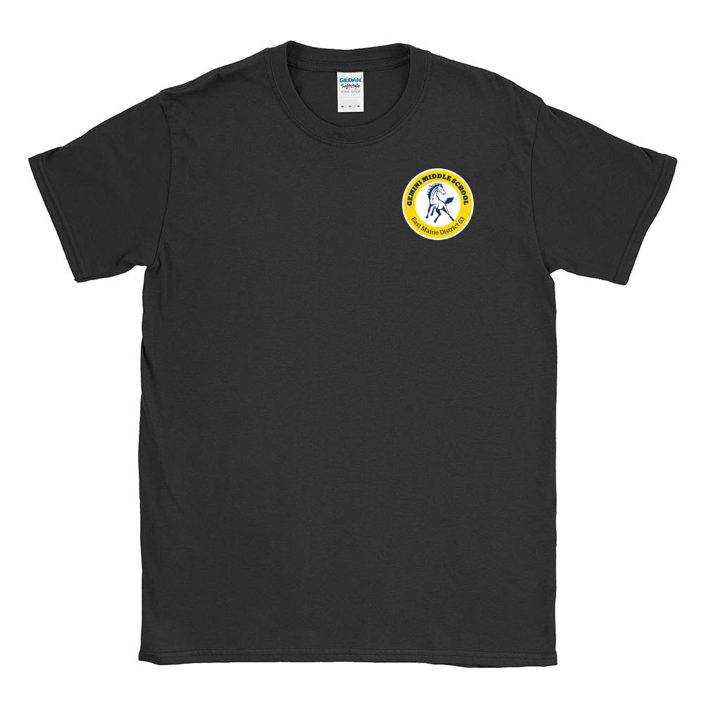 School Logo ~ Cotton T-Shirt ~ Gemini Middle School
