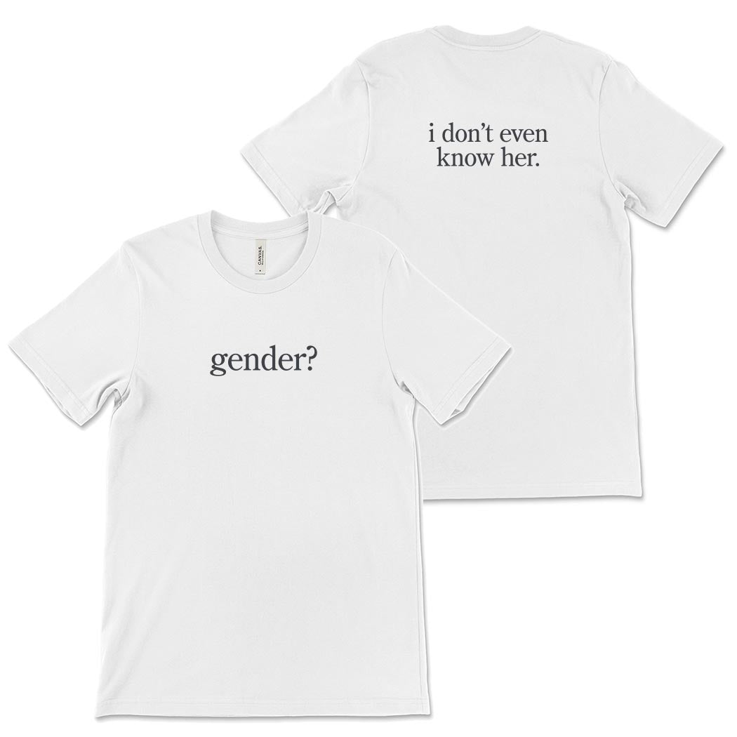 Gender? ~ Jersey T-Shirt ~ humanKIND