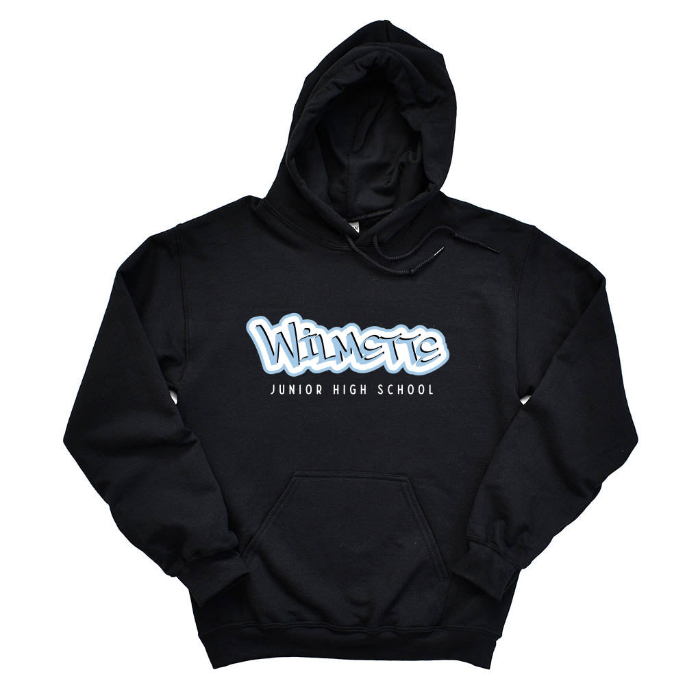 Graffiti ~ Hoodie ~ Wilmette Junior High School-black