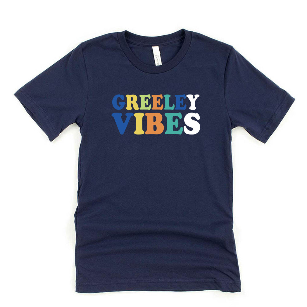 Greeley Vibes ~ Jersey T-Shirt ~ Greeley Elementary School-navy
