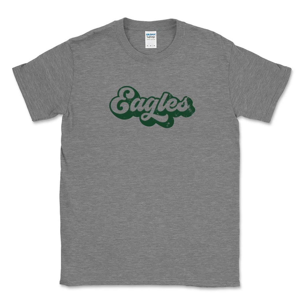 Groovy Script Eagles ~ Cotton T-Shirt ~ St. John Berchmans