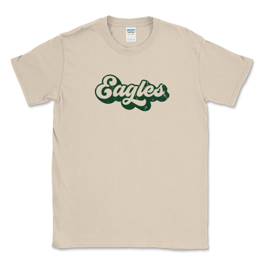 Groovy Script Eagles ~ Cotton T-Shirt ~ St. John Berchmans
