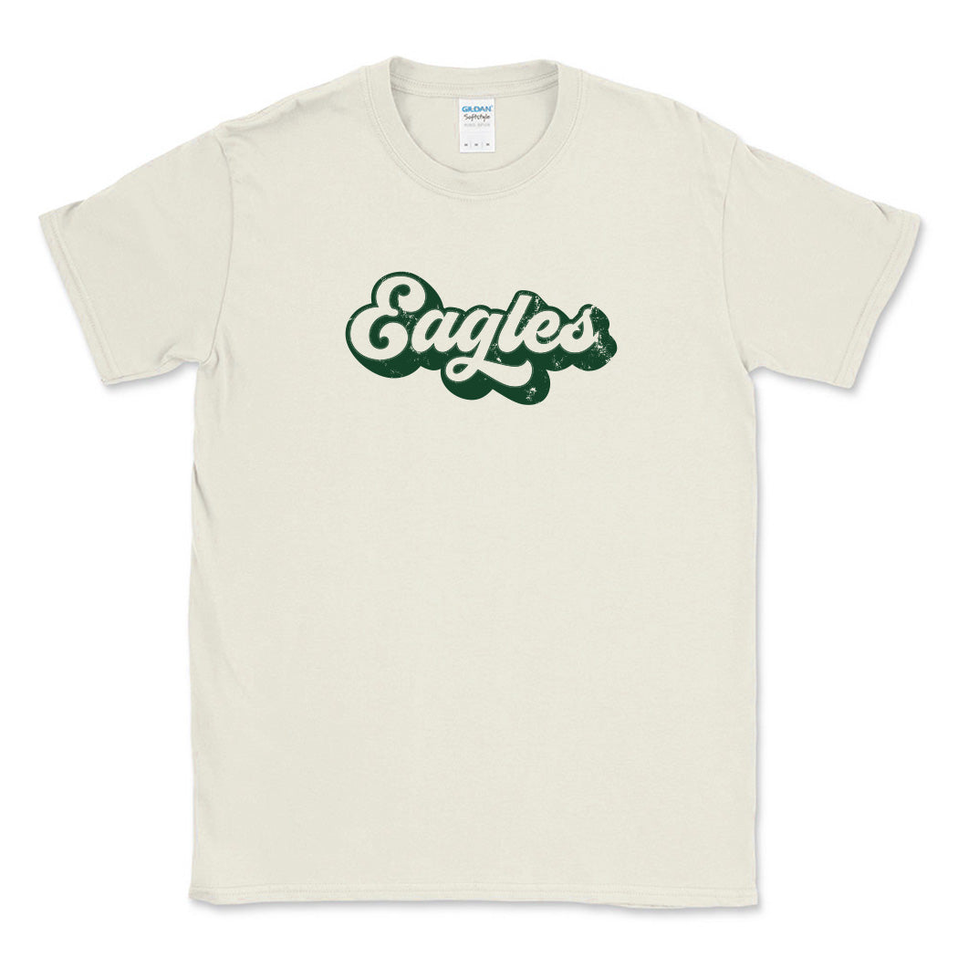 Groovy Script Eagles ~ Cotton T-Shirt ~ St. John Berchmans