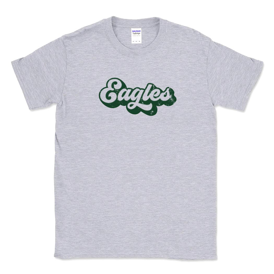 Groovy Script Eagles ~ Cotton T-Shirt ~ St. John Berchmans