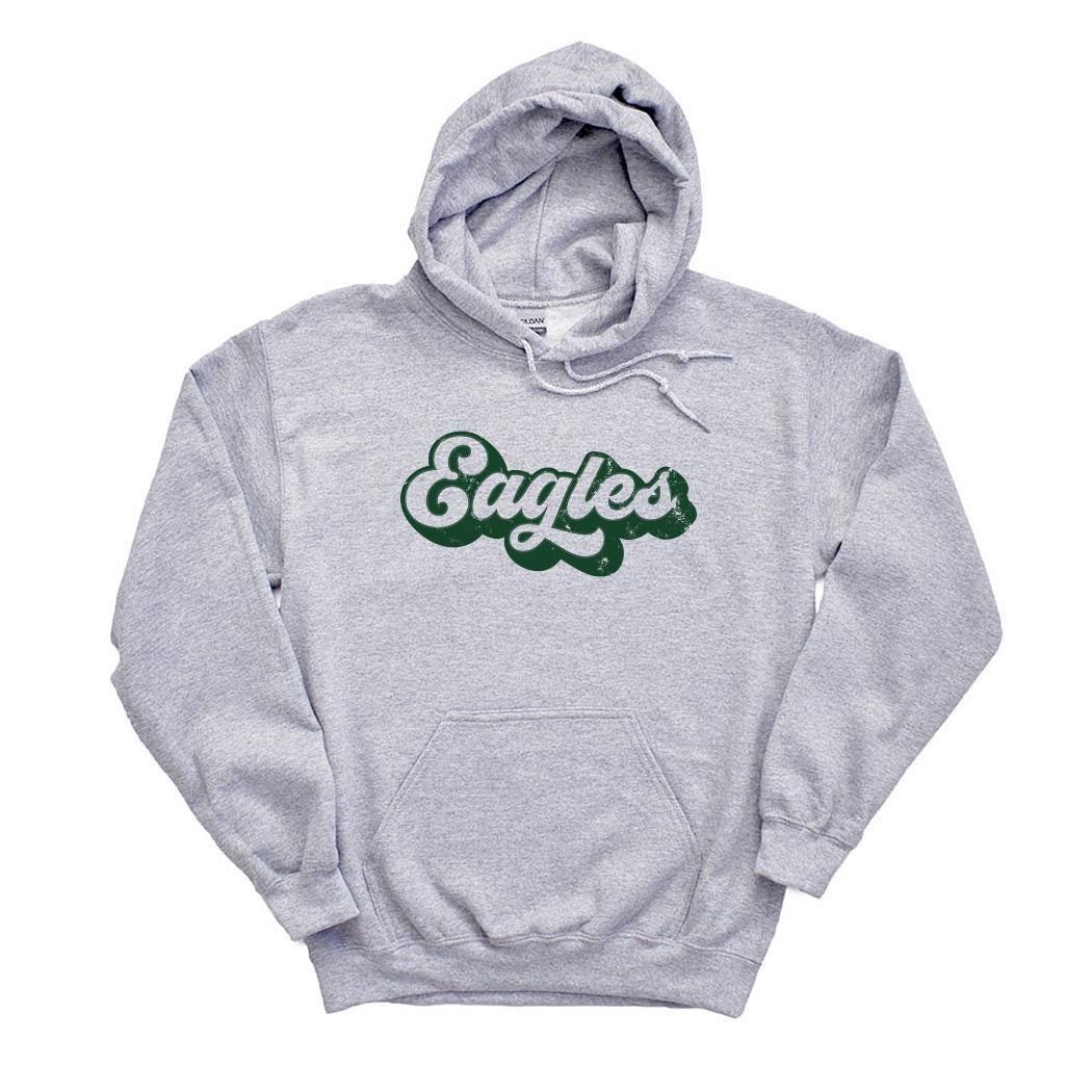 Groovy Script Eagles ~ Hoodie ~ St. John Berchmans