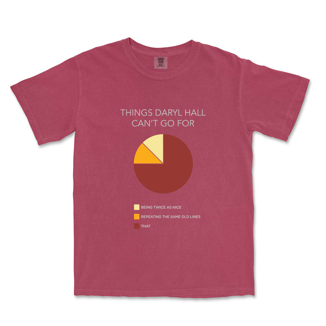 Things Daryl Hall Can't Go For ~ Heavyweight Cotton T-Shirt ~ humanKIND