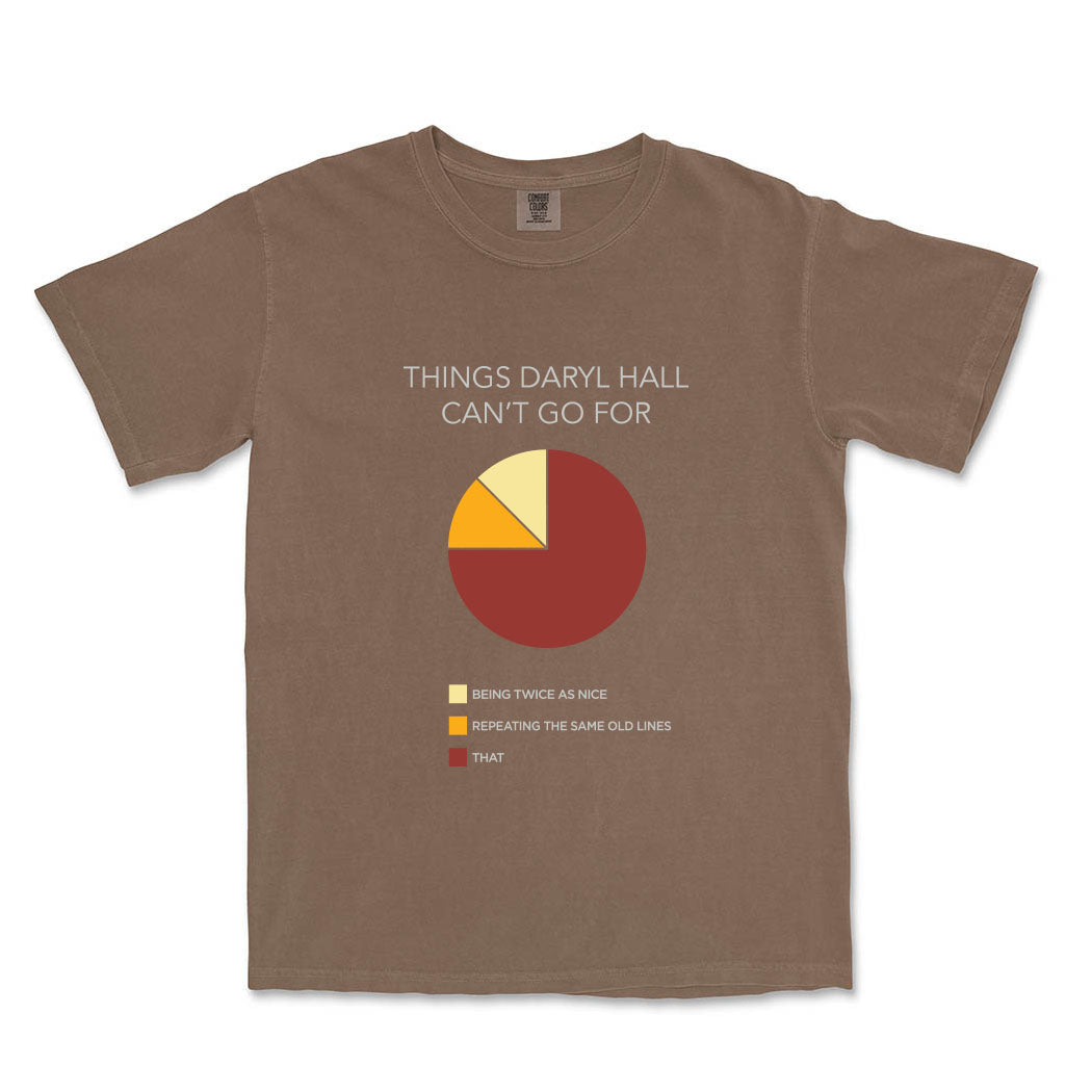 Things Daryl Hall Can't Go For ~ Heavyweight Cotton T-Shirt ~ humanKIND