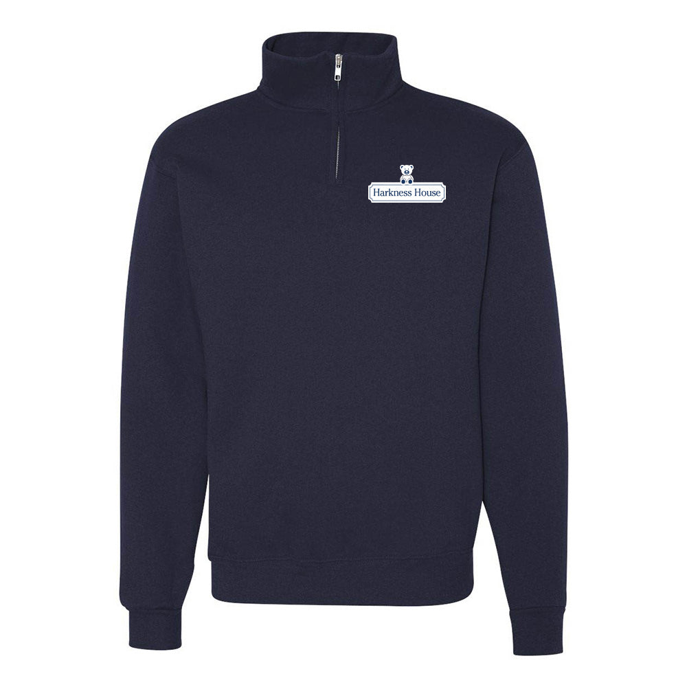 Logo ~ Quarter Zip Sweatshirt ~ Harkness House