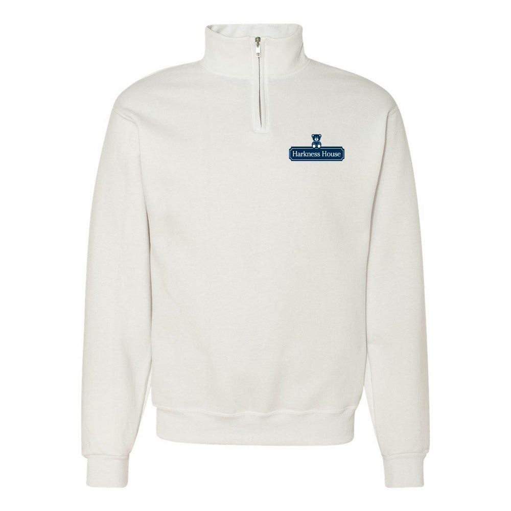 Logo ~ Quarter Zip Sweatshirt ~ Harkness House