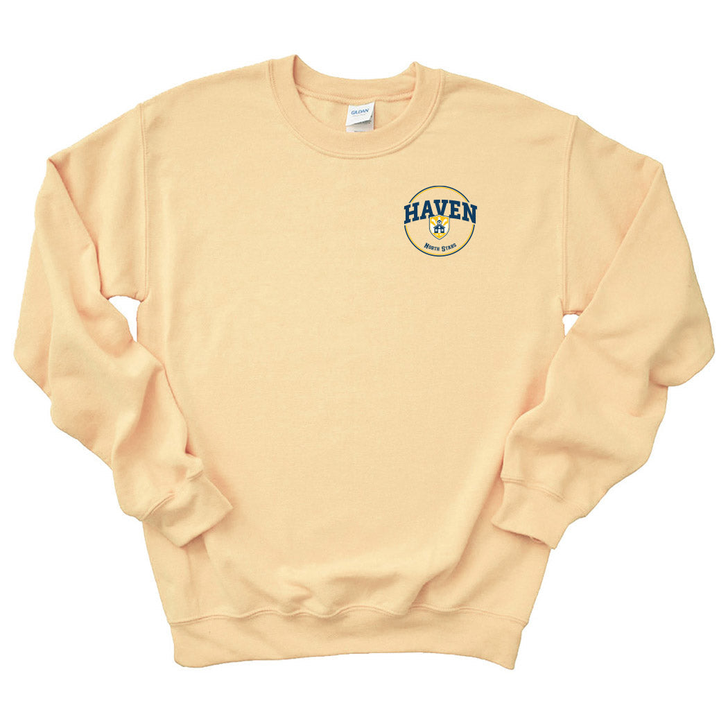 Shield Badge ~ Crewneck Sweatshirt ~ Haven Middle School