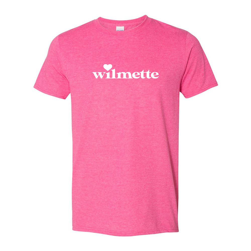 Heart Wilmette ~ Cotton T-Shirt ~ Club Wilmette