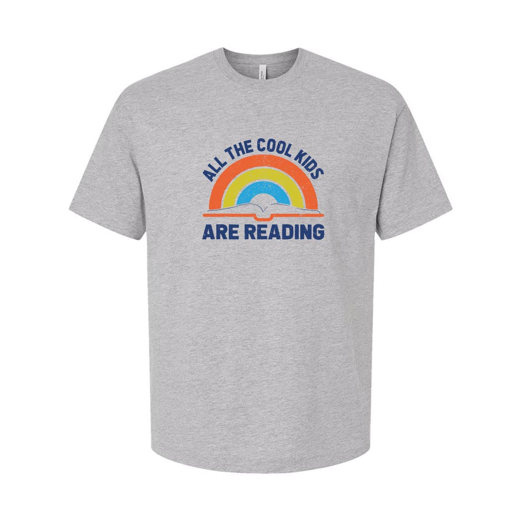 All The Cool Kids Are Reading ~ Youth Heavyweight Cotton T-Shirt ~ humanKIND