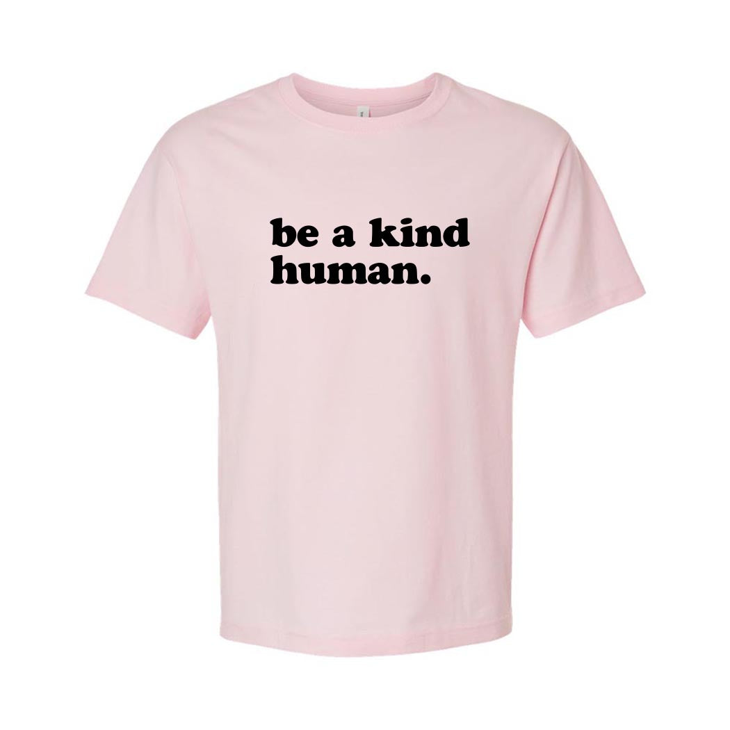 Be A Kind Human ~ Youth Heavyweight Cotton T-Shirt ~ humanKIND
