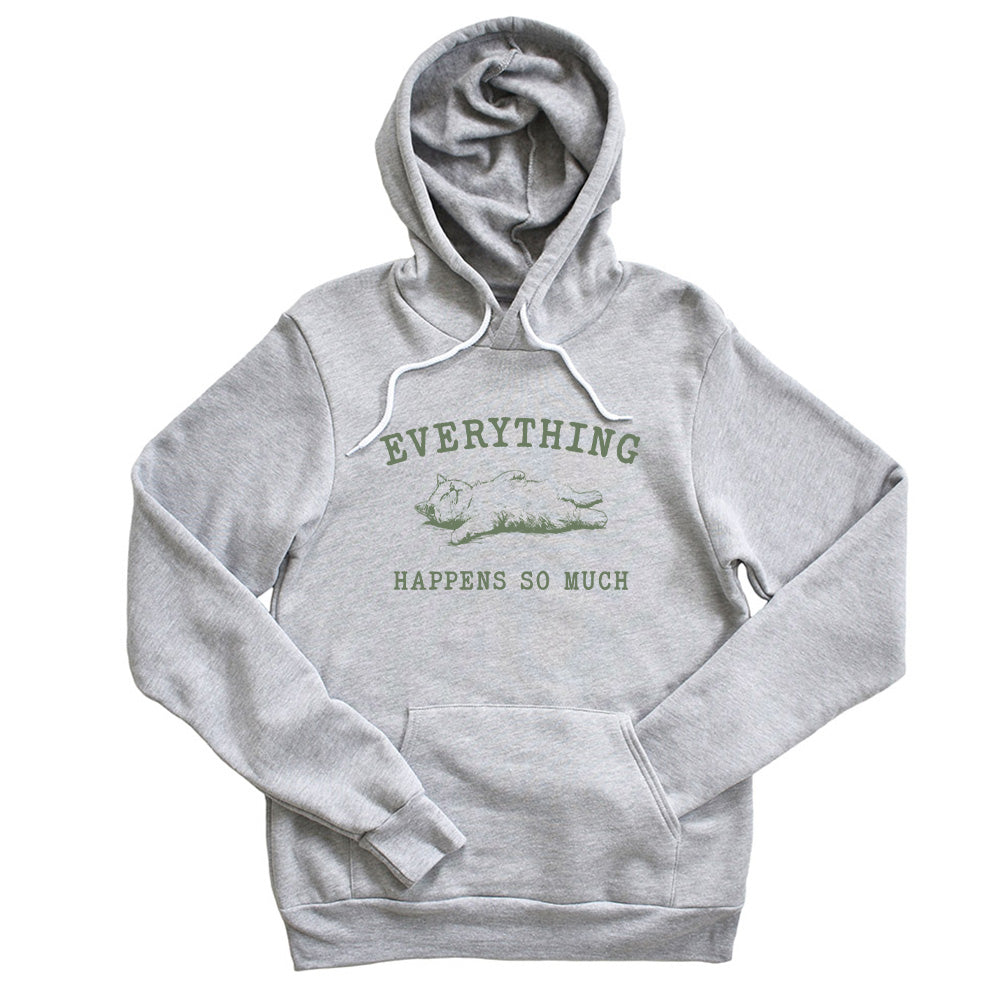 Everything Happens So Much ~ Sponge Fleece Pullover Hoodie ~ humanKIND