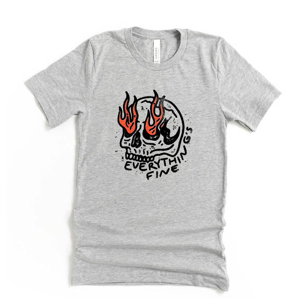 Everything's Fine ~ Jersey T-Shirt ~ humanKIND