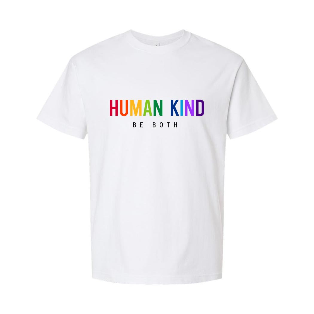 Human Kind Be Both ~ Heavyweight Cotton T-Shirt ~ humanKIND