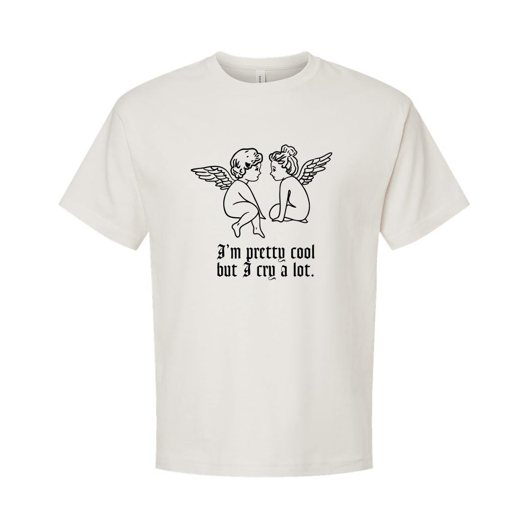 I'm Pretty Cool But I Cry A Lot ~ Youth Heavyweight Cotton T-Shirt ~ humanKIND