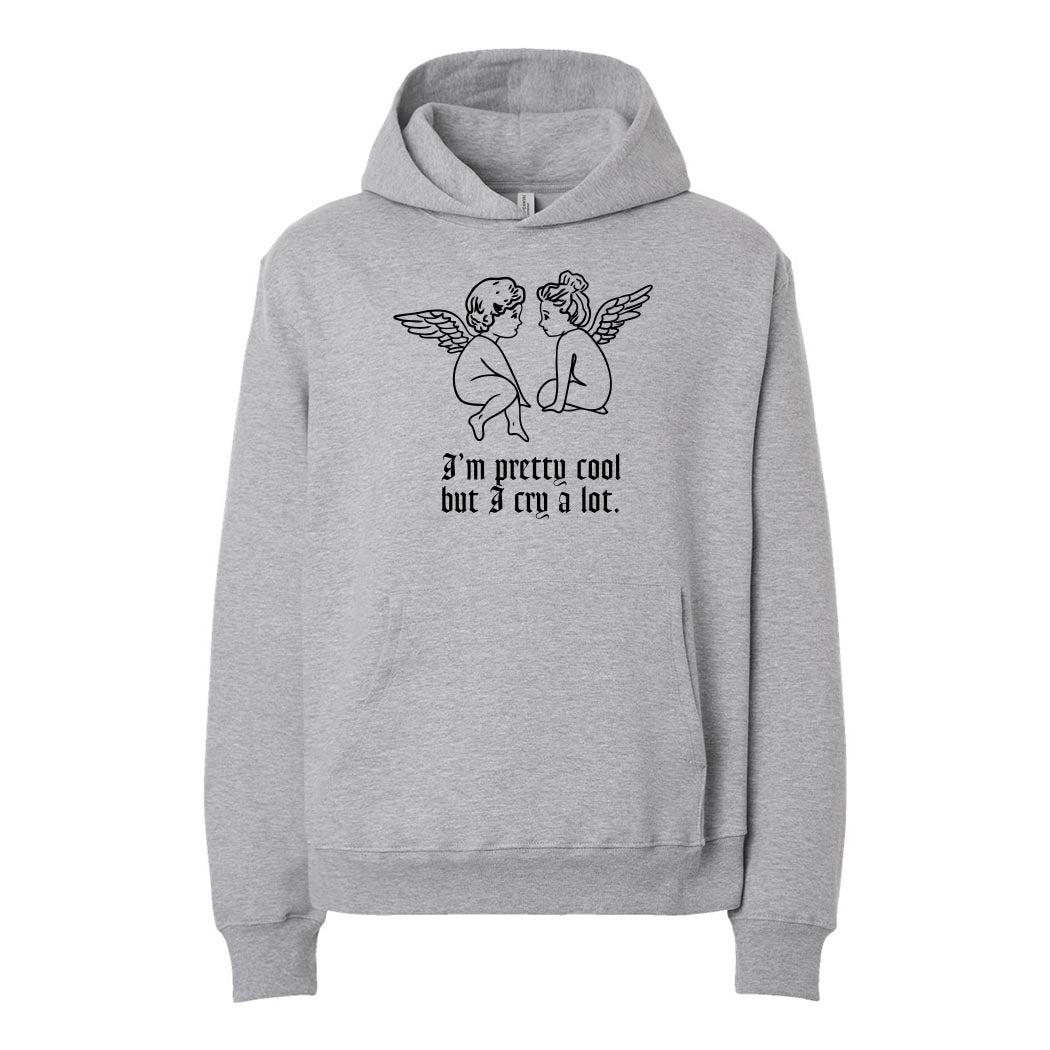 I'm Pretty Cool But I Cry A Lot ~ Heavyweight Hoodie ~ humanKIND