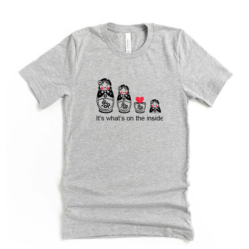 It's What's On The Inside ~ Youth Jersey T-Shirt ~ humanKIND