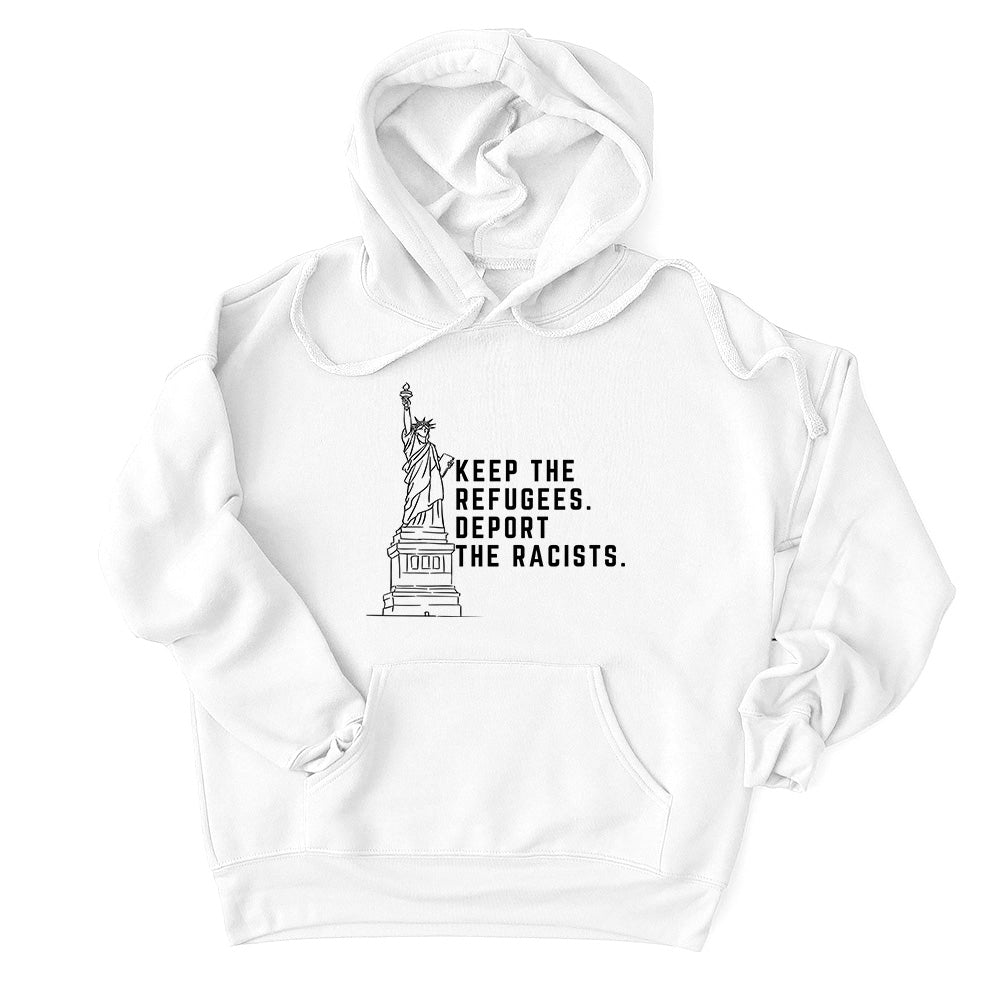 Keep The Refugees. Deport The Racists. ~ Zip Hoodie ~ humanKIND