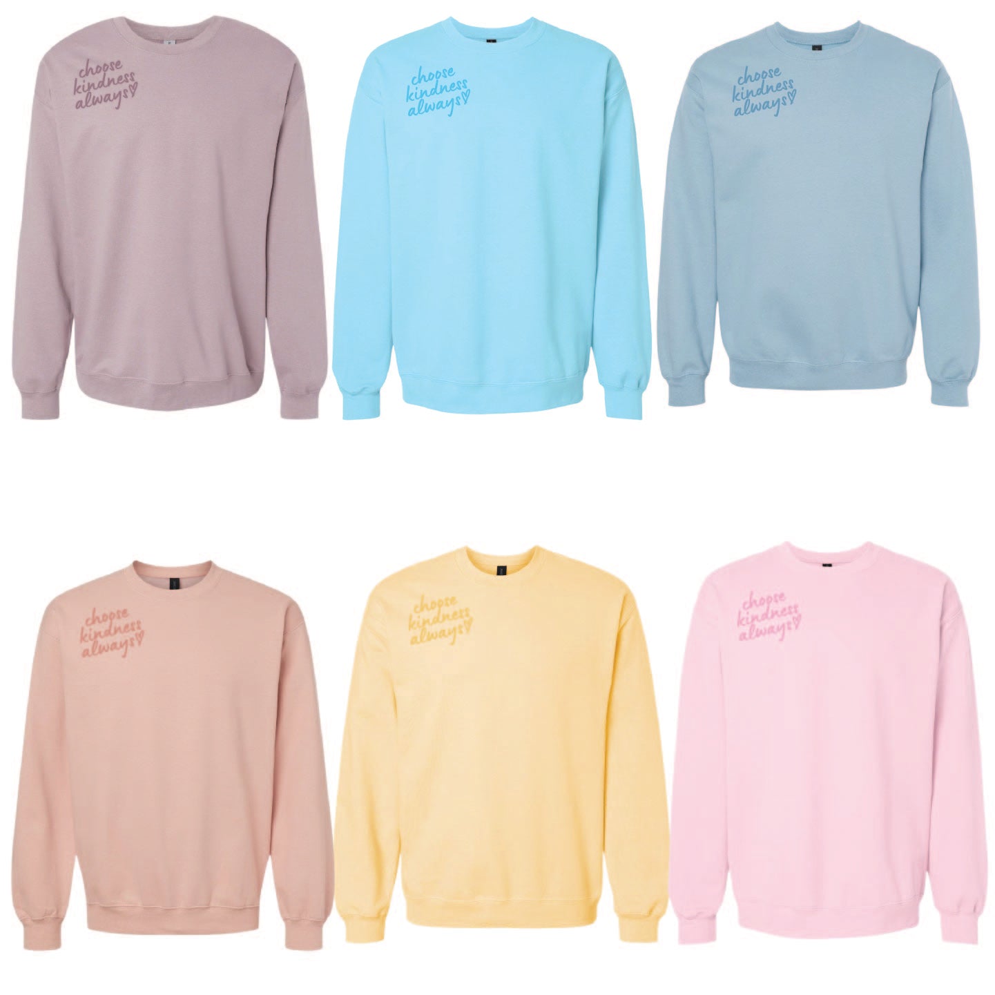 Kindness Always ~ Crewneck Sweatshirt ~ humanKIND