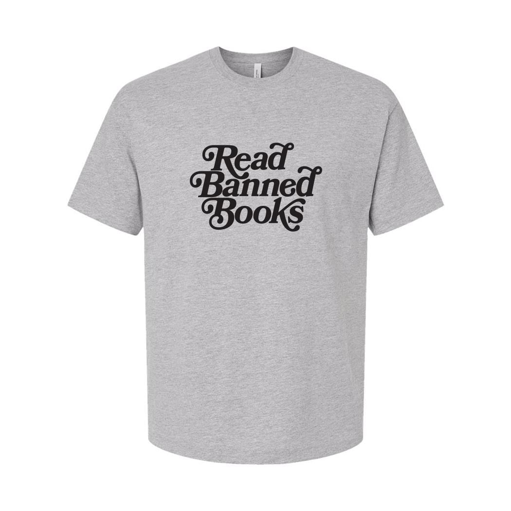 Read Banned Books ~ Youth Heavyweight Cotton T-Shirt ~ humanKIND