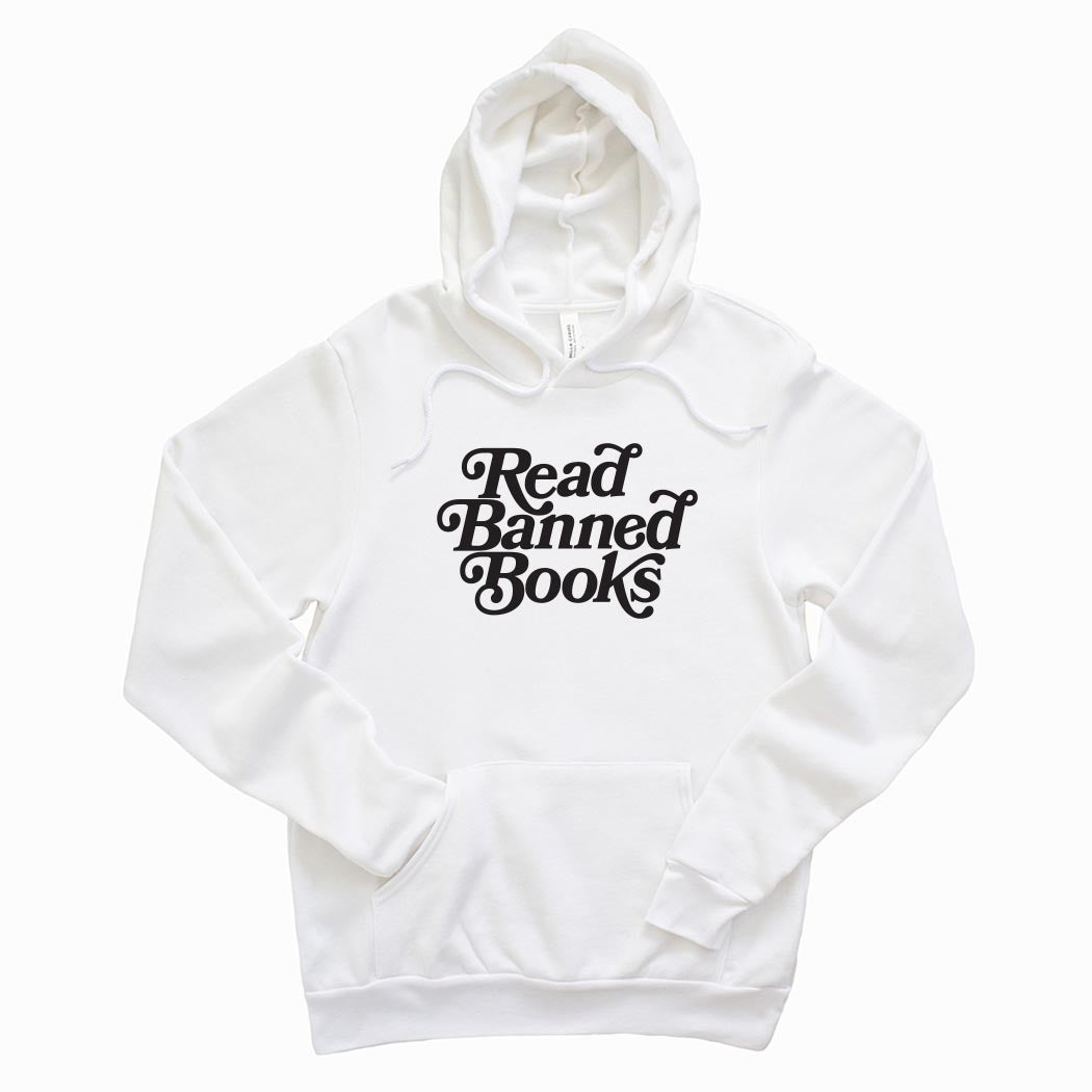 Read Banned Books ~ Sponge Fleece Hoodie ~ humanKIND