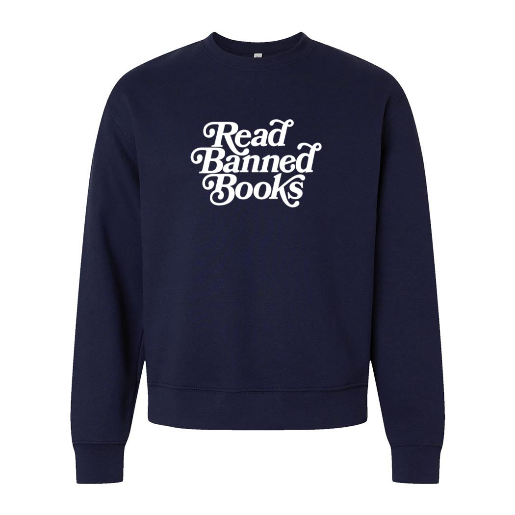 Read Banned Books ~ Heavyweight Crewneck Sweatshirt ~ humanKIND