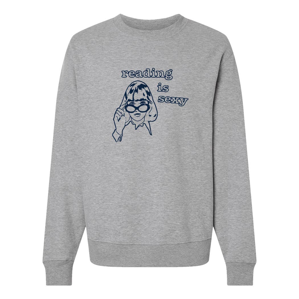 Reading Is Sexy ~ Heavyweight Crewneck Sweatshirt ~ humanKIND