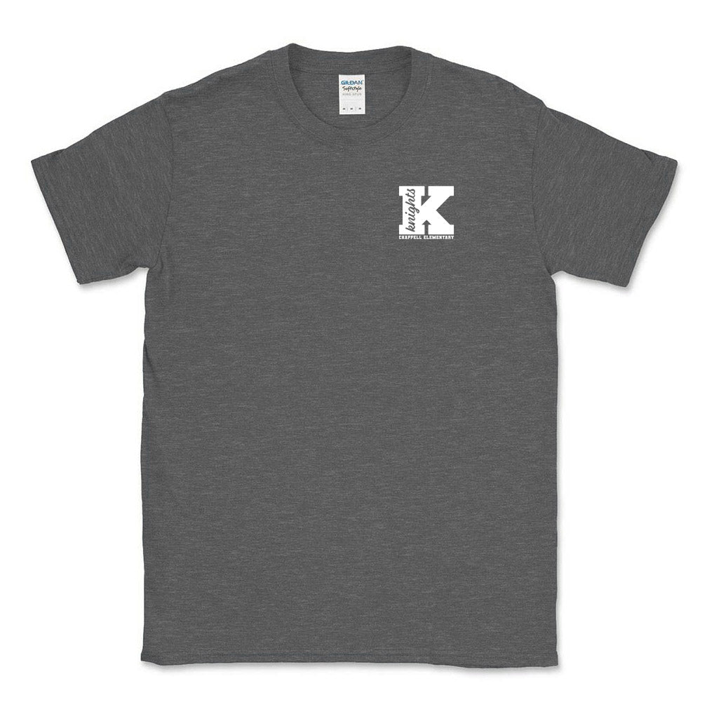 Initial Script ~ Cotton T-Shirt ~ Chappell Elementary School