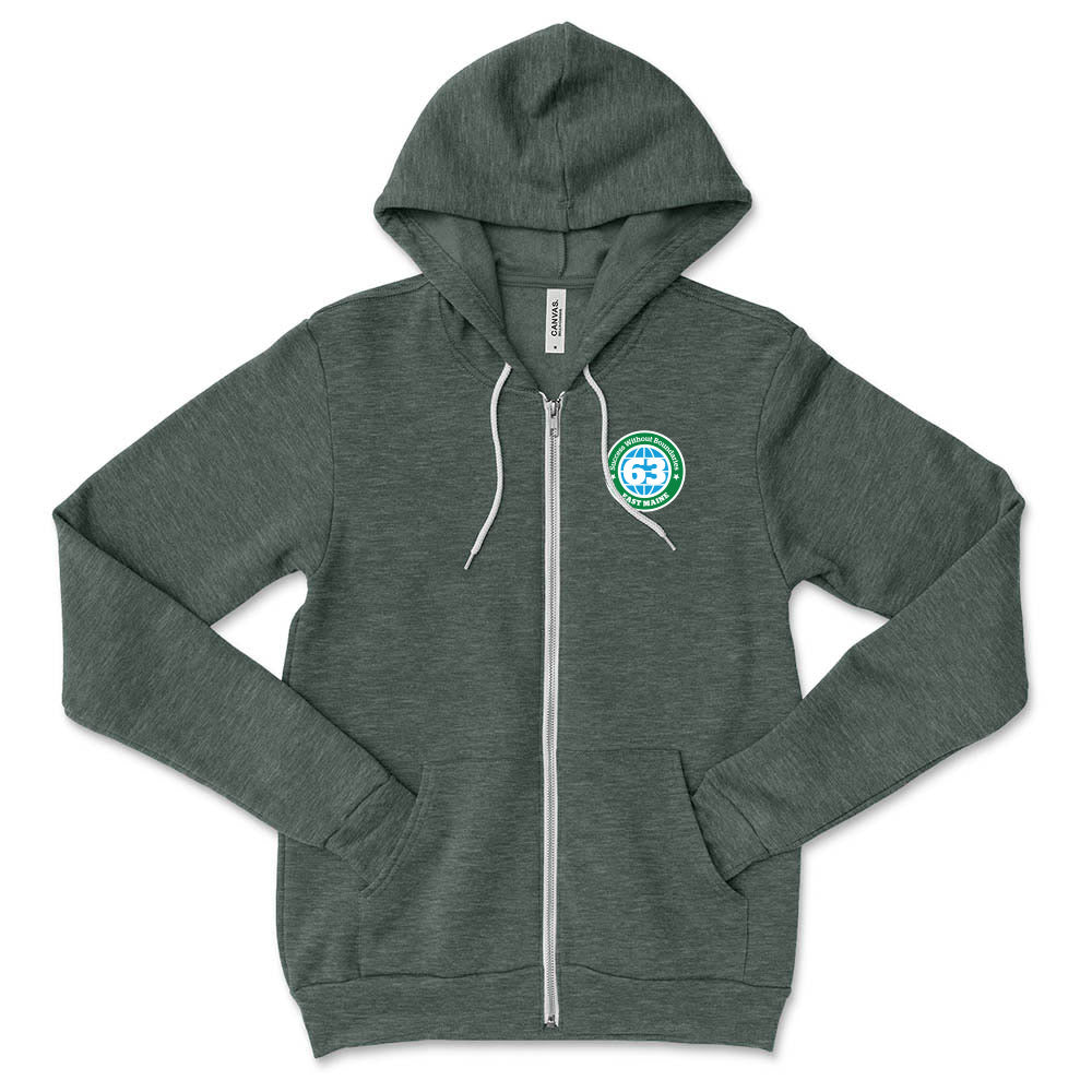Logo ~ Fleece Zip Hoodie ~ East Maine School District 63