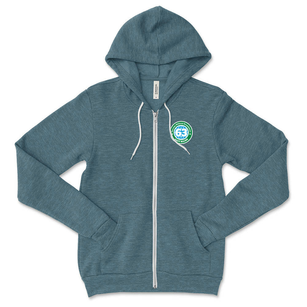 Logo ~ Fleece Zip Hoodie ~ East Maine School District 63