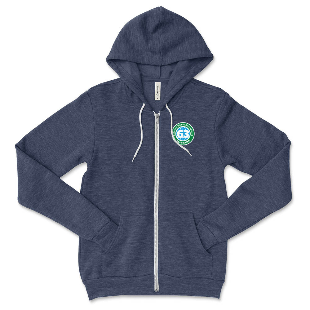 Logo ~ Fleece Zip Hoodie ~ East Maine School District 63