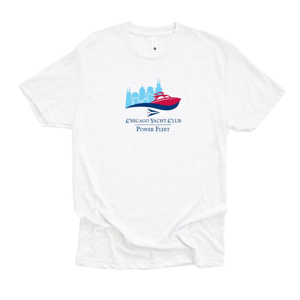 Logo - Power Fleet ~ Triblend T-Shirt ~ Chicago Yacht Club