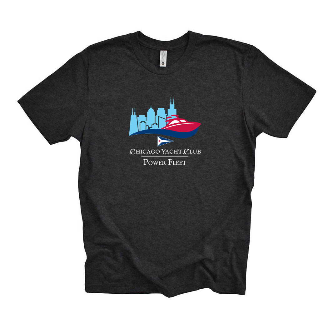 Logo - Power Fleet ~ Triblend T-Shirt ~ Chicago Yacht Club