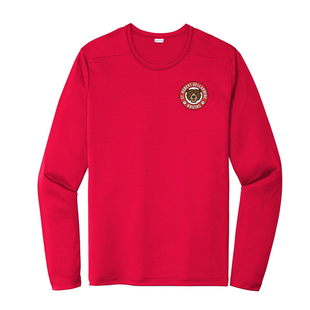 Logo Badge ~ Long Sleeve Performance Tee ~ St. Robert Bellarmine Academy