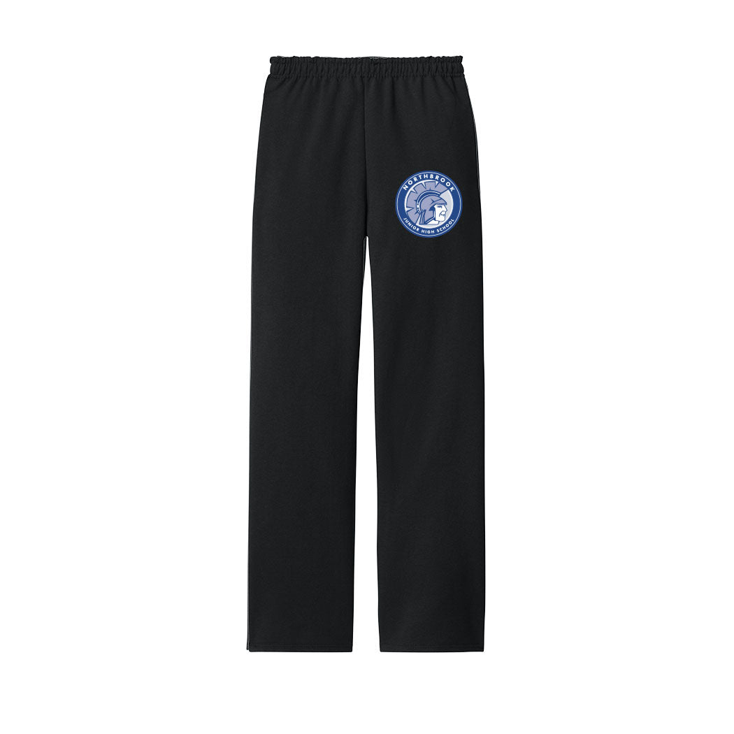 Logo Badge ~ Open Bottom Sweatpants ~ Northbrook Junior High School