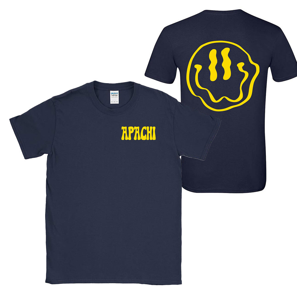 MELTING SMILEY TEE ~ APACHI DAY CAMP ~ youth ~ classic unisex fit