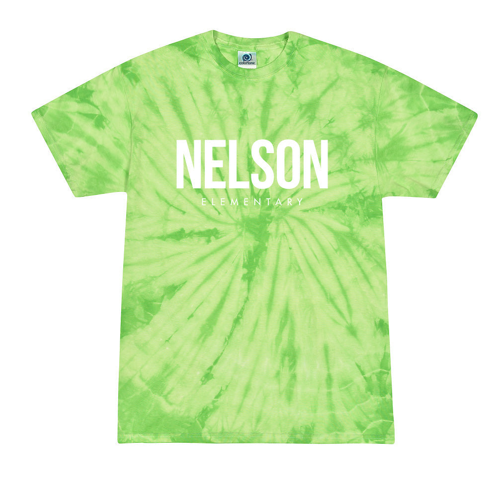 Modern ~ Tie Dye T-Shirt ~ Nelson Elementary School