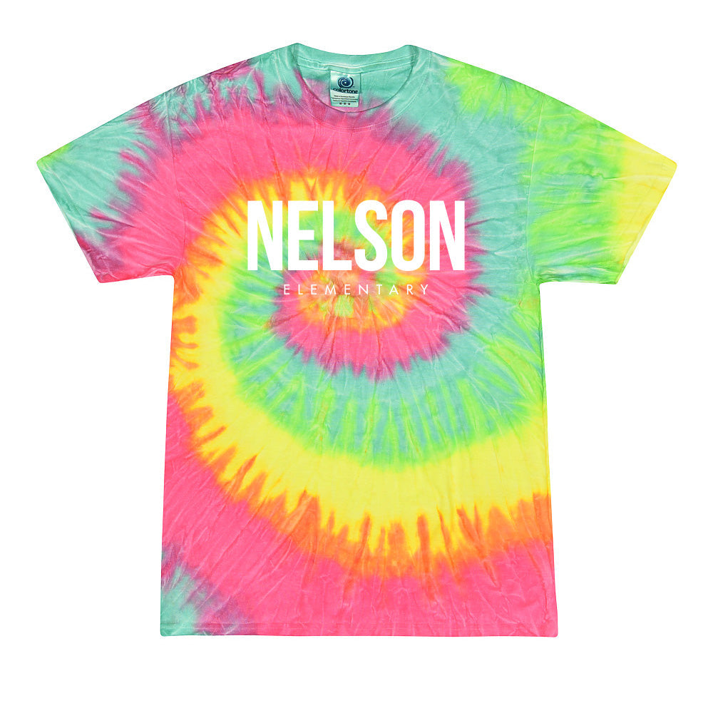 Modern ~ Tie Dye T-Shirt ~ Nelson Elementary School