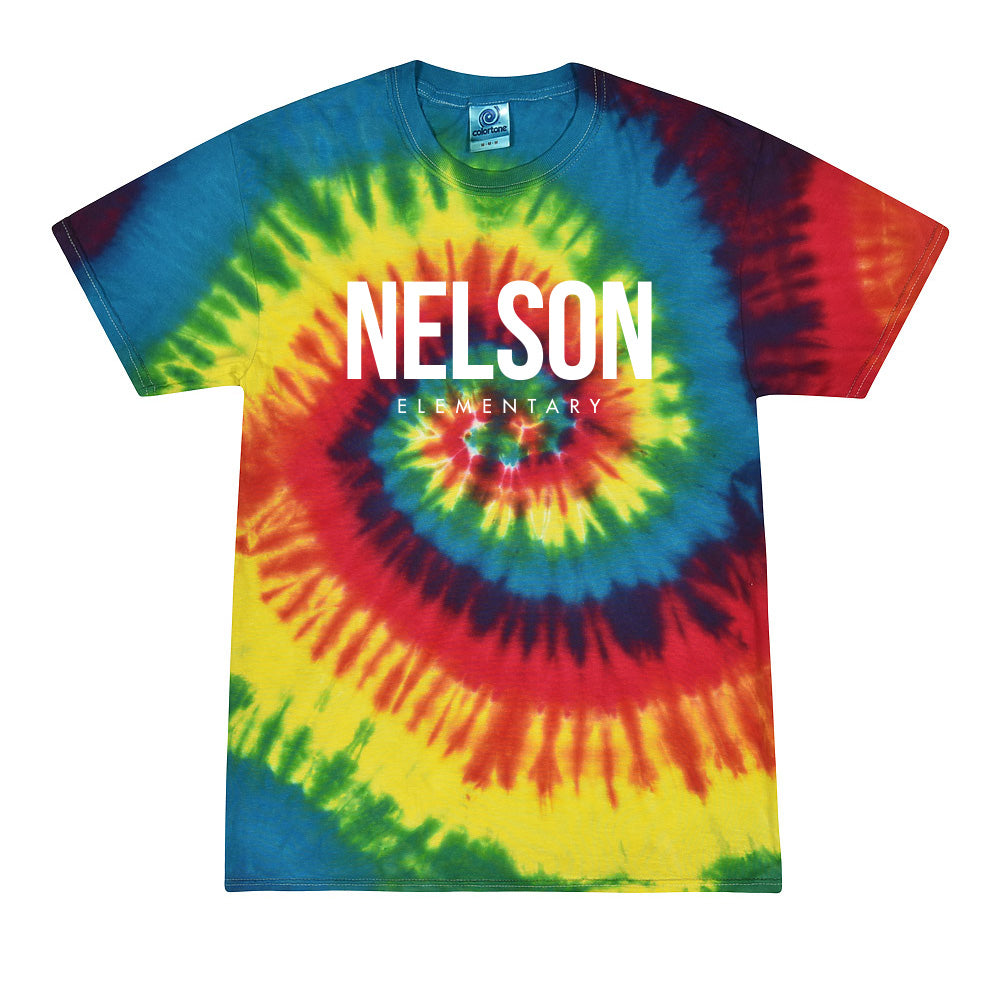 Modern ~ Tie Dye T-Shirt ~ Nelson Elementary School