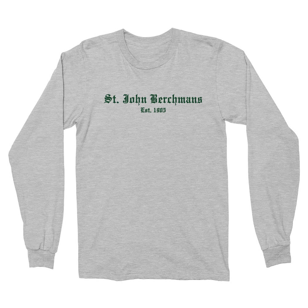 Old English ~ Cotton Long Sleeve T-Shirt ~ St. John Berchmans